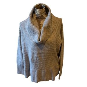 Gray Cowlneck Sweater size large 12/14 New with tags